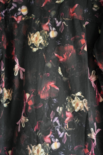 floral print long sleeve shirt by lad musician