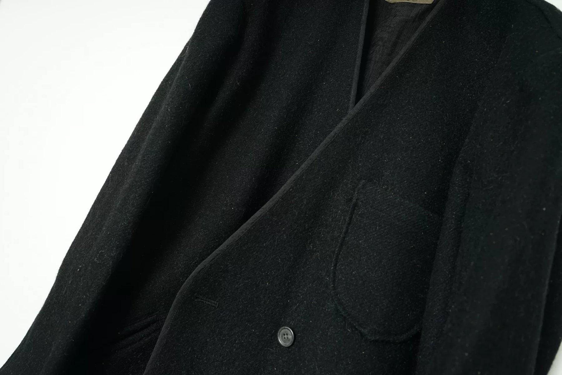 Yohji Yamamoto Blend Collarless Jacket