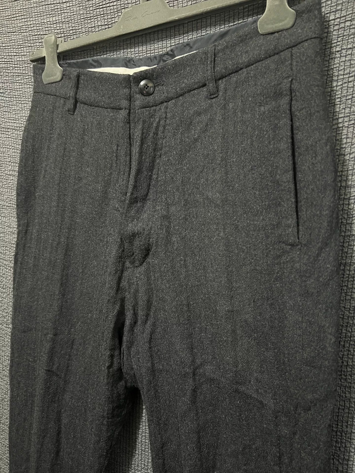 Rick Owens Wool Drop-Crotch Trousers
