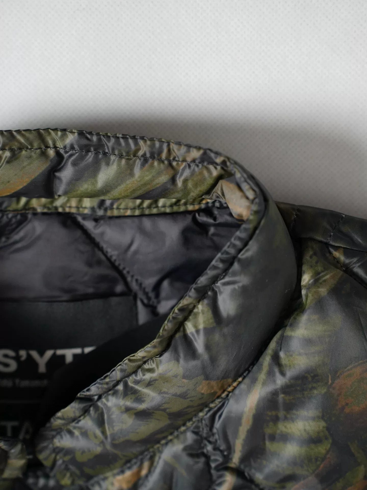 Yohji Yamamoto Floral Pattern Down Jacket
