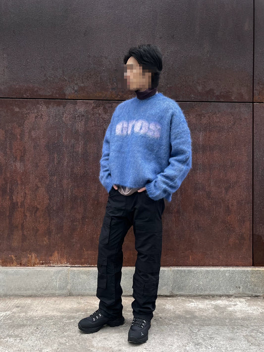 martine rose black cargo trousers for autumn