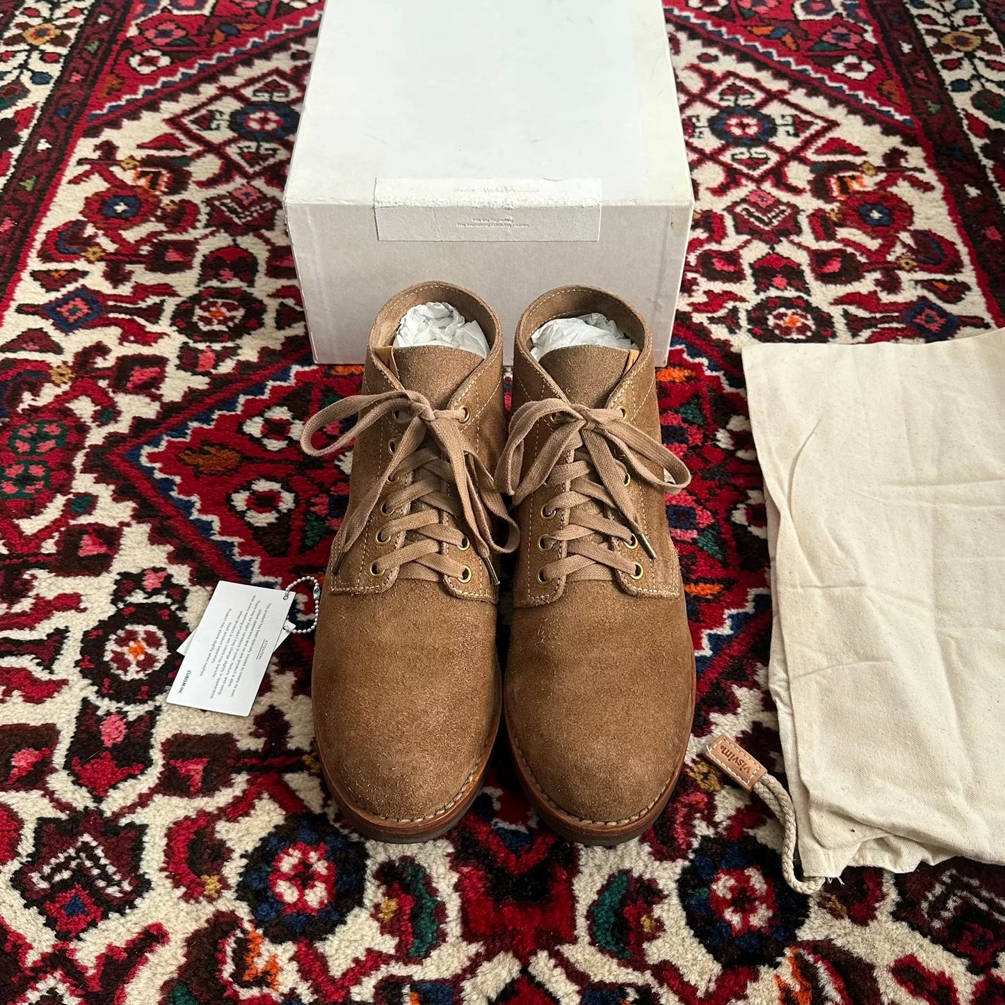 Visvim Brigadier Suede Boots Size 8.5
