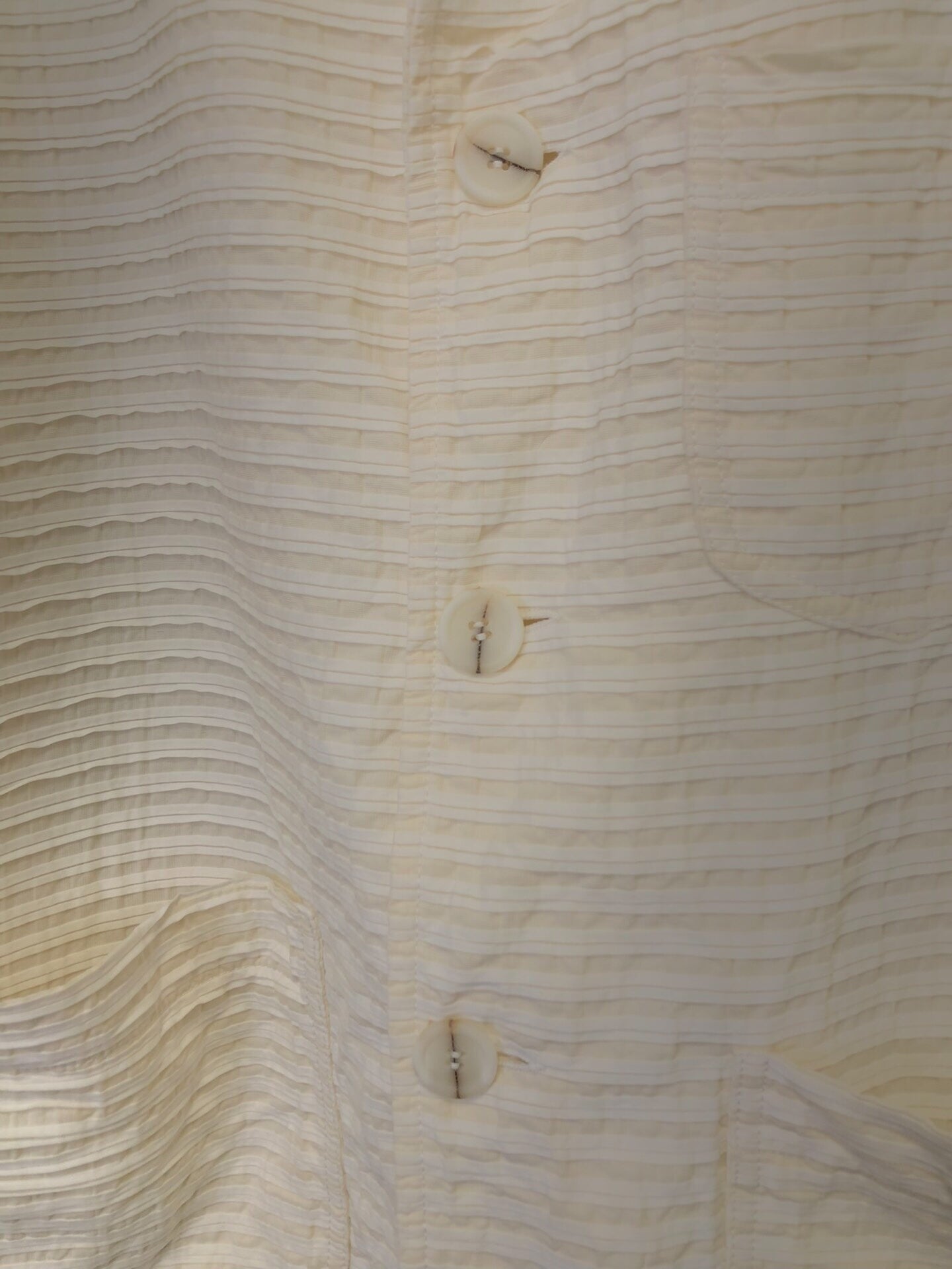 casey casey striped loose-fit jacket