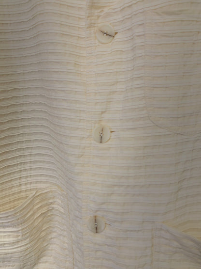 casey casey striped loose-fit jacket