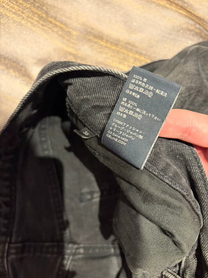 Celine Men's Gray-Black Denim Jeans Size 36