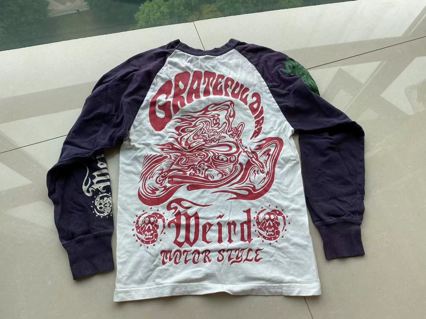 Bootleggers Motorcycle Style Sweatshirt Youth M