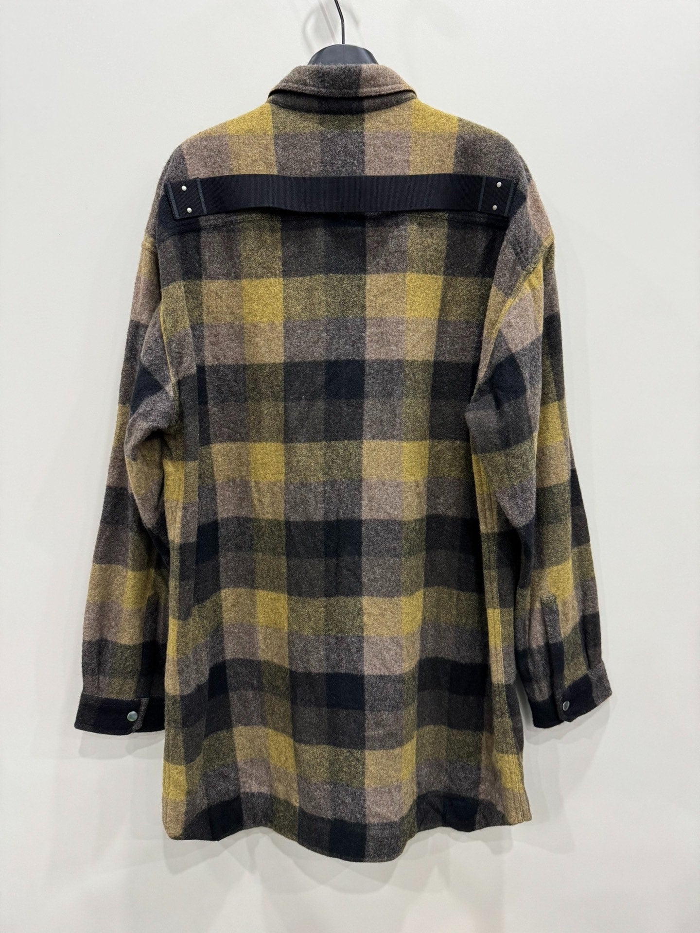 Rick Owens Cashmere Plaid Shirt