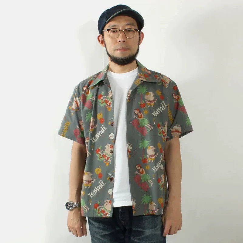 SUN SURF Hawaiian Short Sleeve Shirt