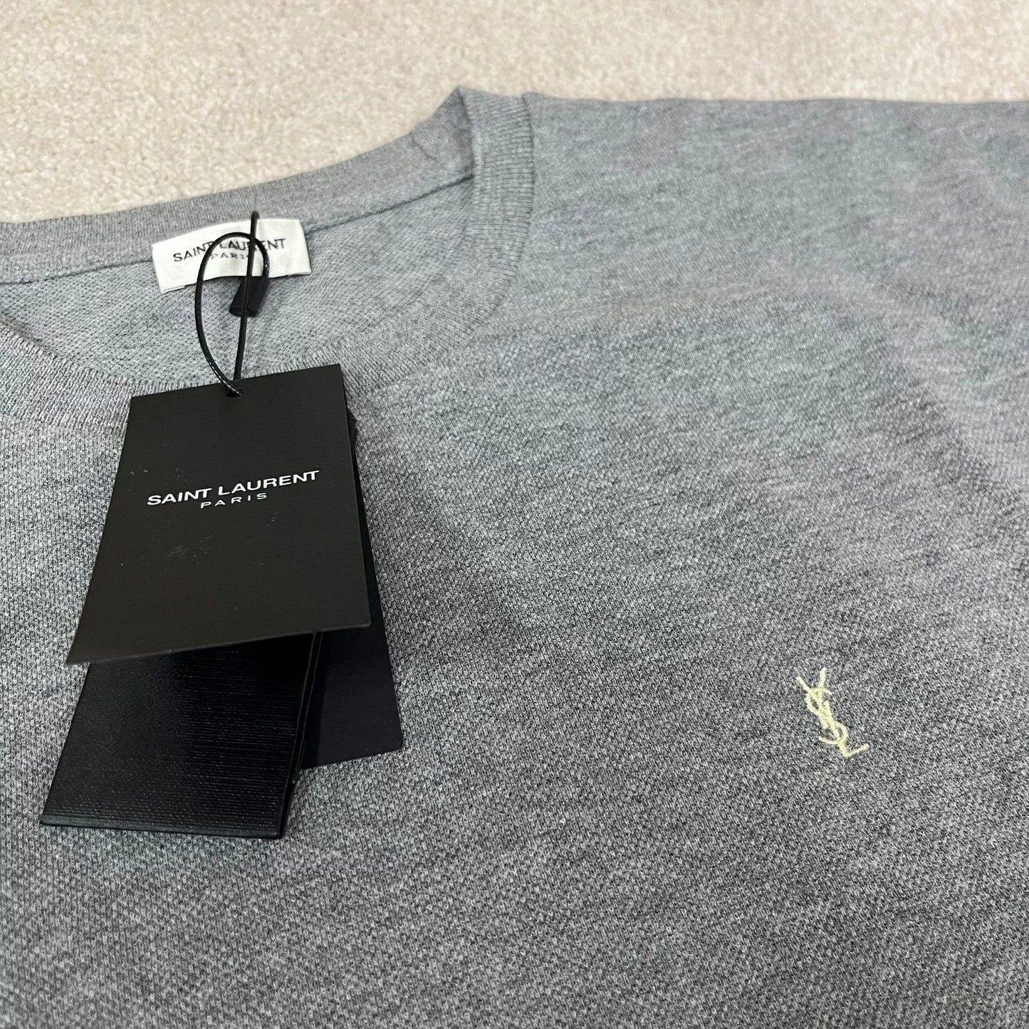 Saint Laurent YSL Solid Logo Short Sleeve