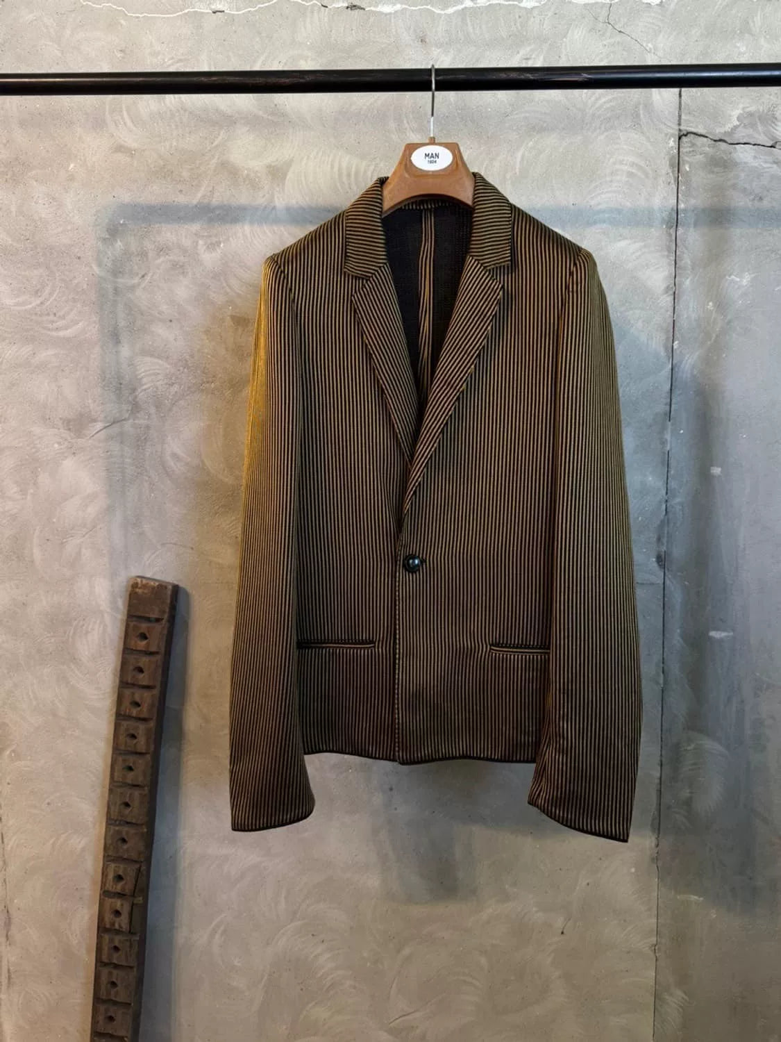 Haider Ackermann Gold Thread Suit Jacket