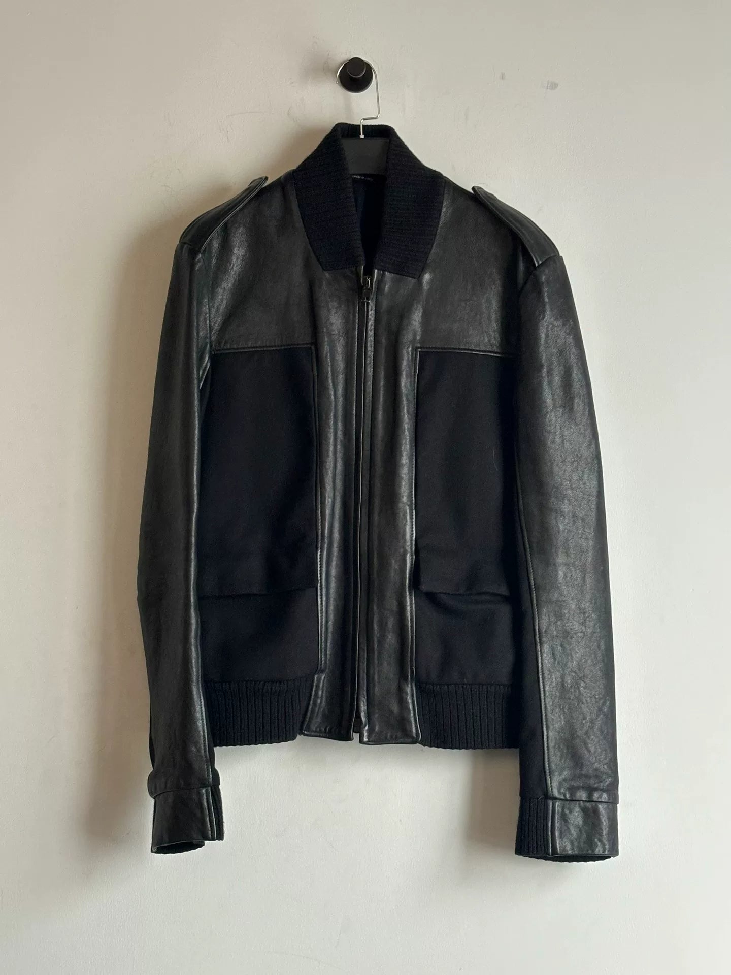 maison margiela 2014 zip jacket in wool