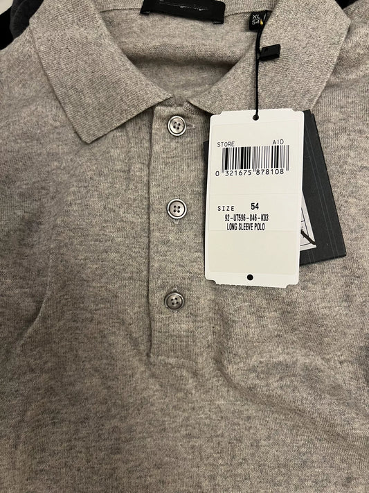 Ermenegildo Zegna Gray Polo Sweater