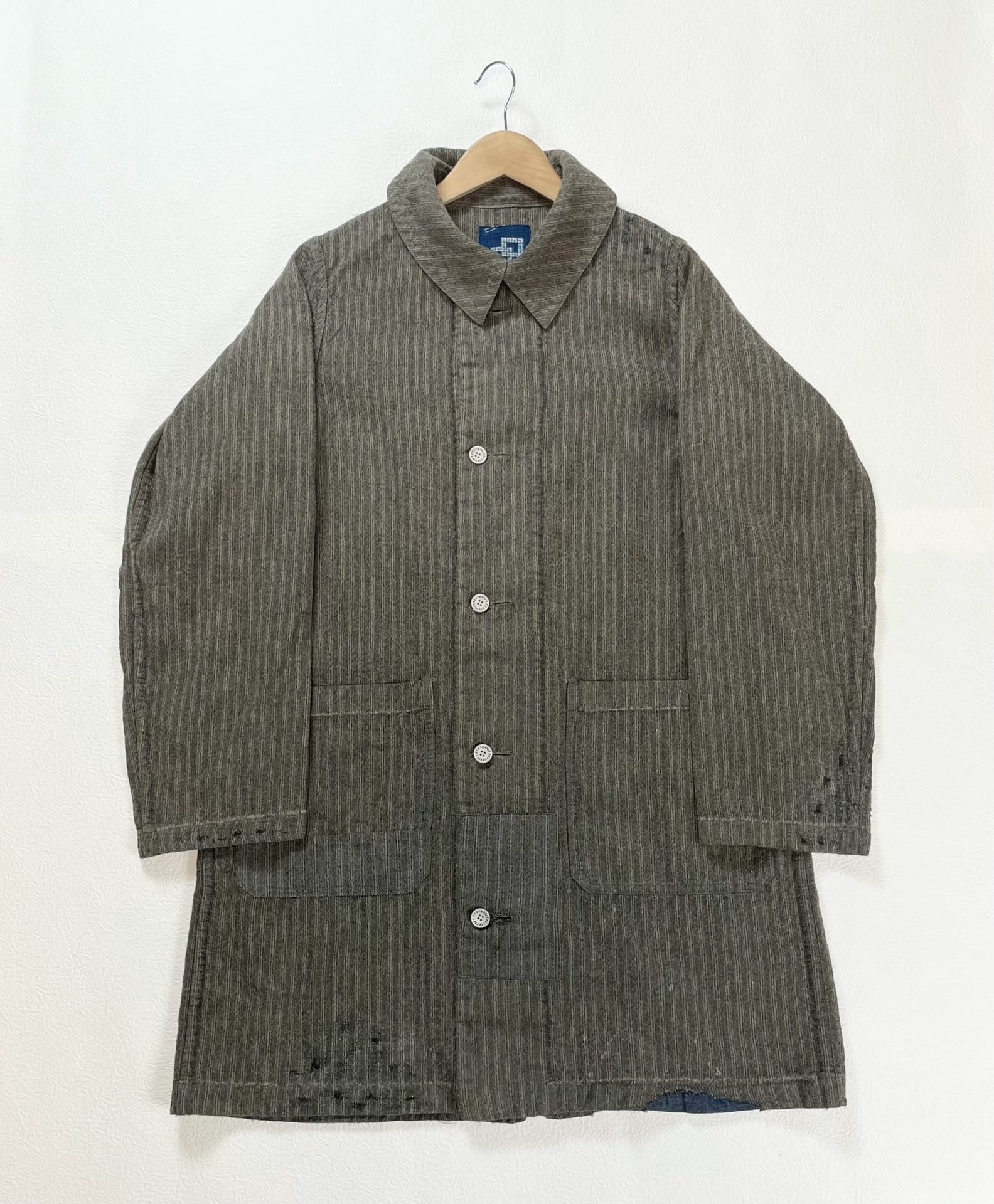 visvim ict grease monkey wool blend coat