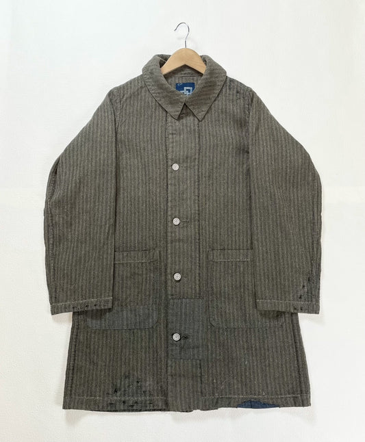 visvim ict grease monkey wool blend coat