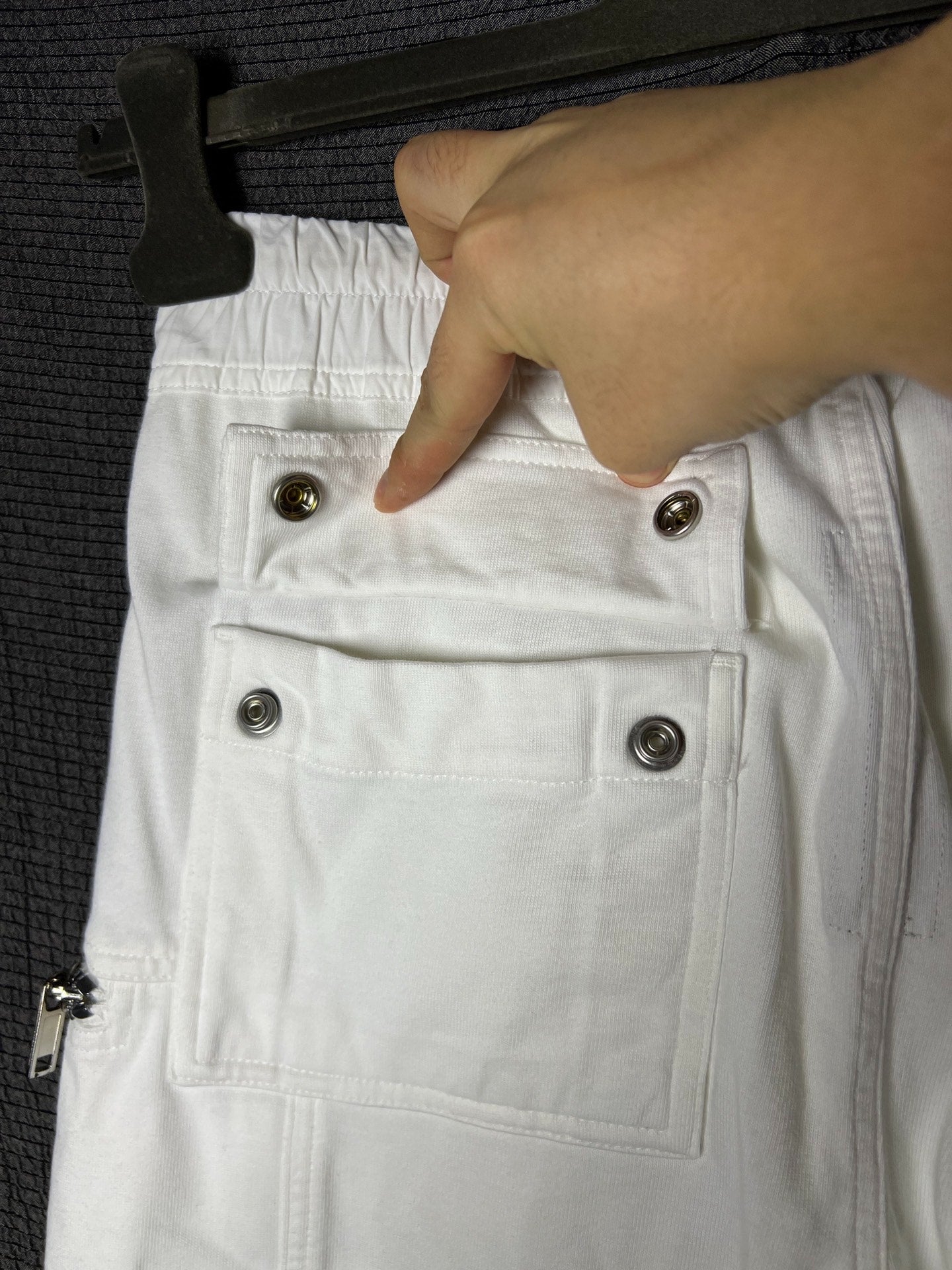 Rick Owens 20ss White Cargo Jogger Pants