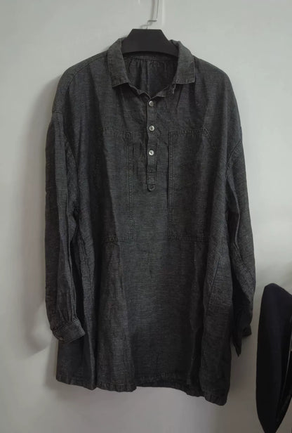Porter Classic Bresson Linen Long Shirt