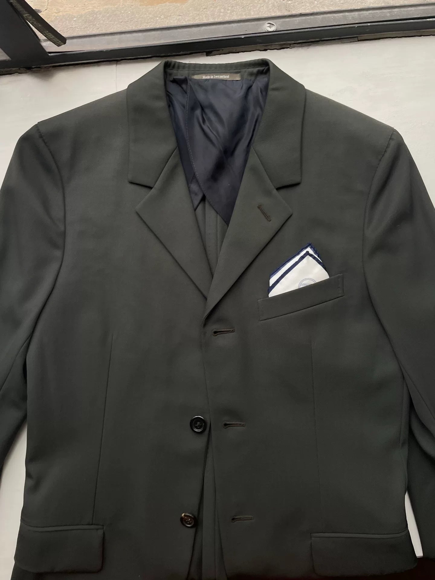 YSL 2011 Vintage Dark Green Blazer