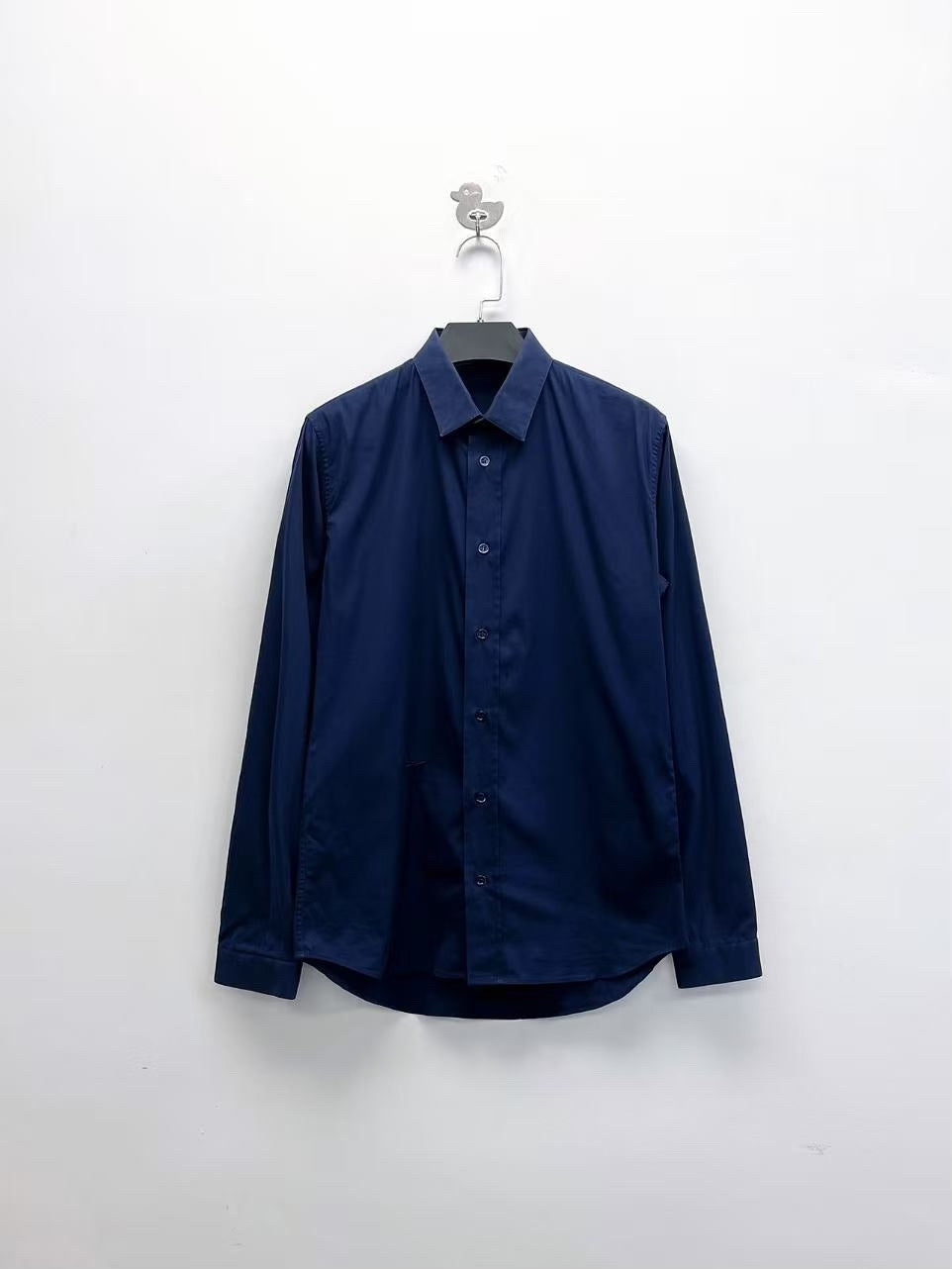 Dior Navy Blue Embroidered Bee Shirt Jacket