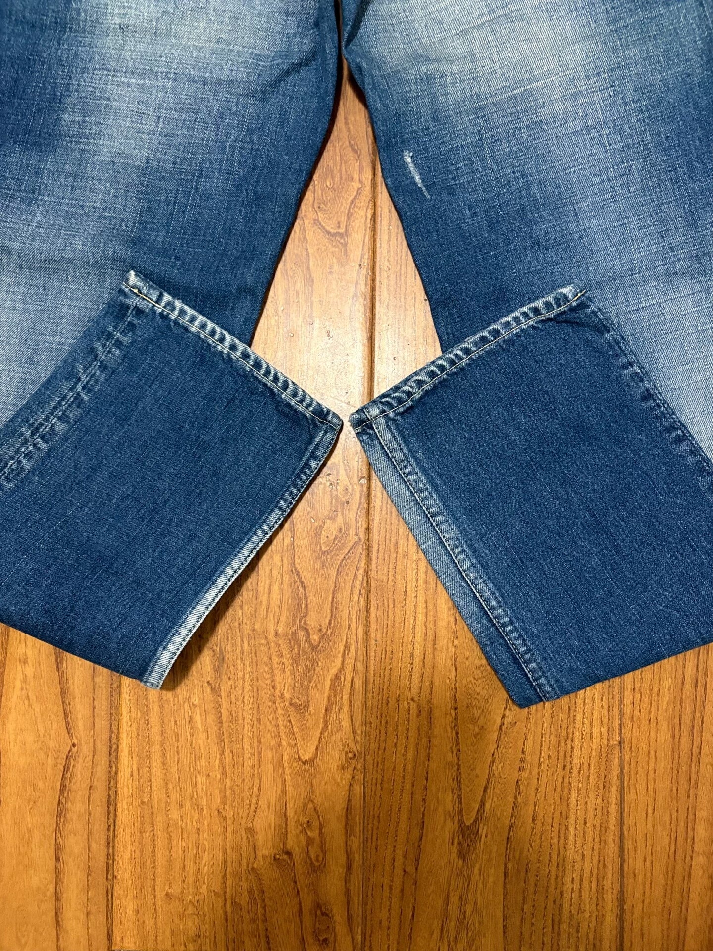 VISVIM 03D5 Washed Distressed Jeans