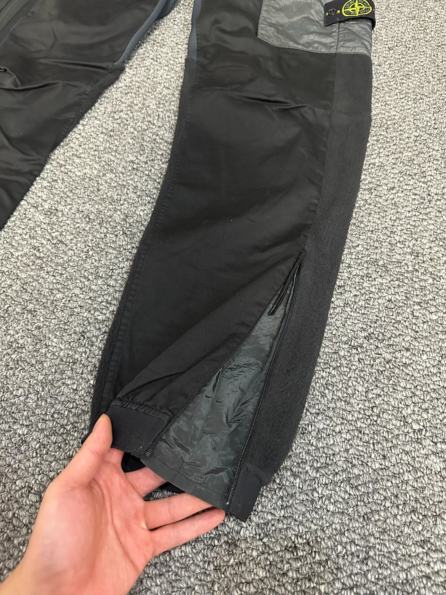 stone island classic patchwork pants