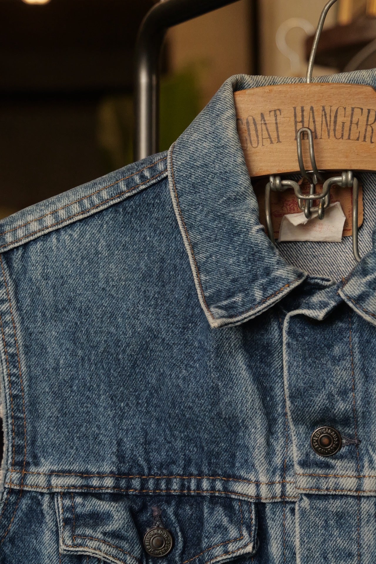 Levi's 1990s Remake Sleeveless Denim Vest