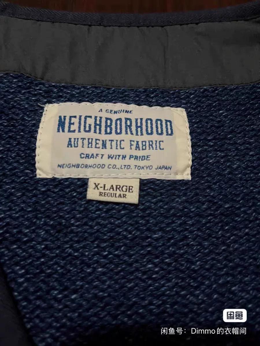 Neighborhood Indigo Knit Zip Cardigan
