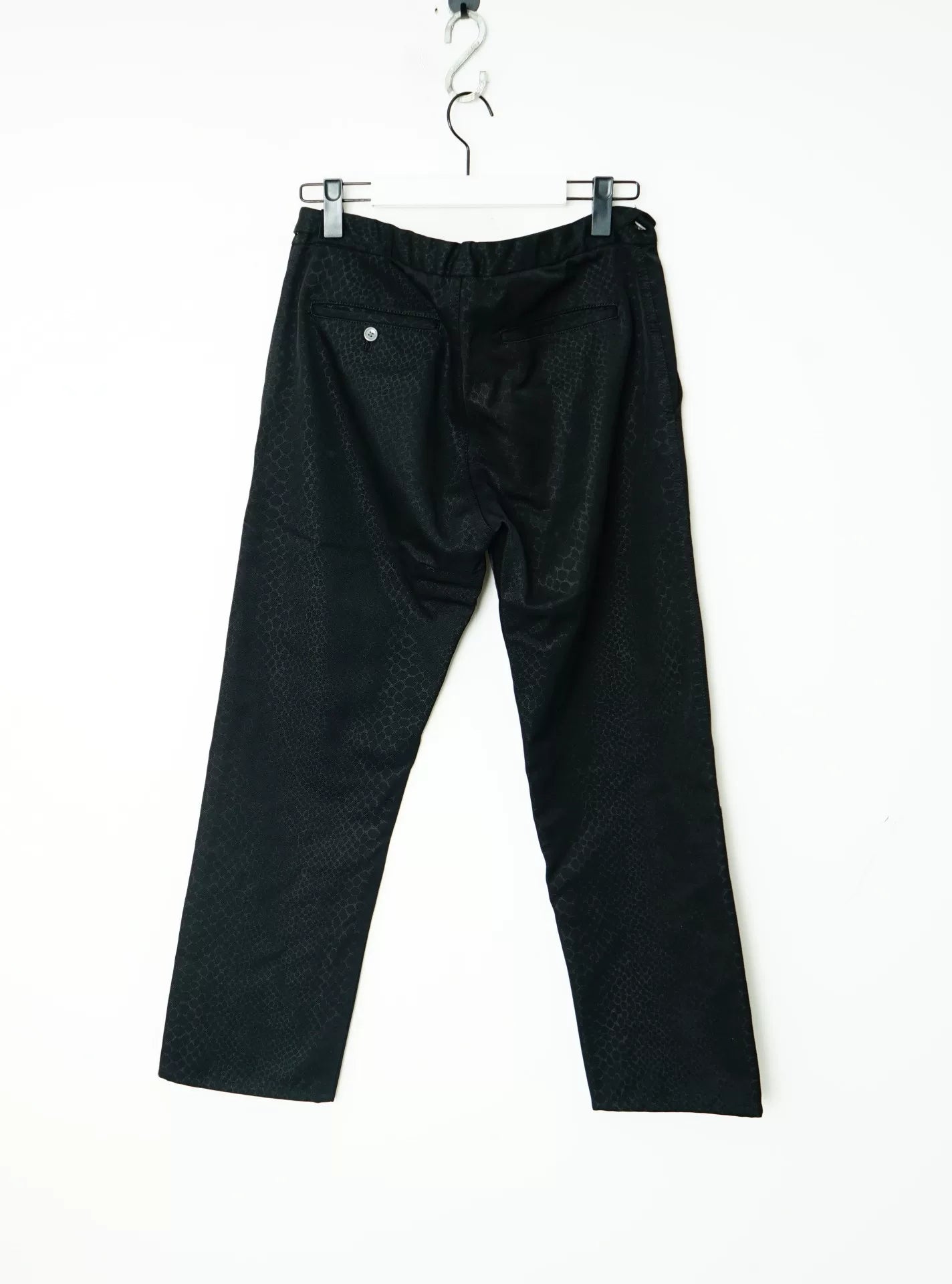 Comme des Garçons Dark Pattern Straight-Leg Pants