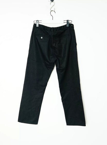 Comme des Garçons Dark Pattern Straight-Leg Pants