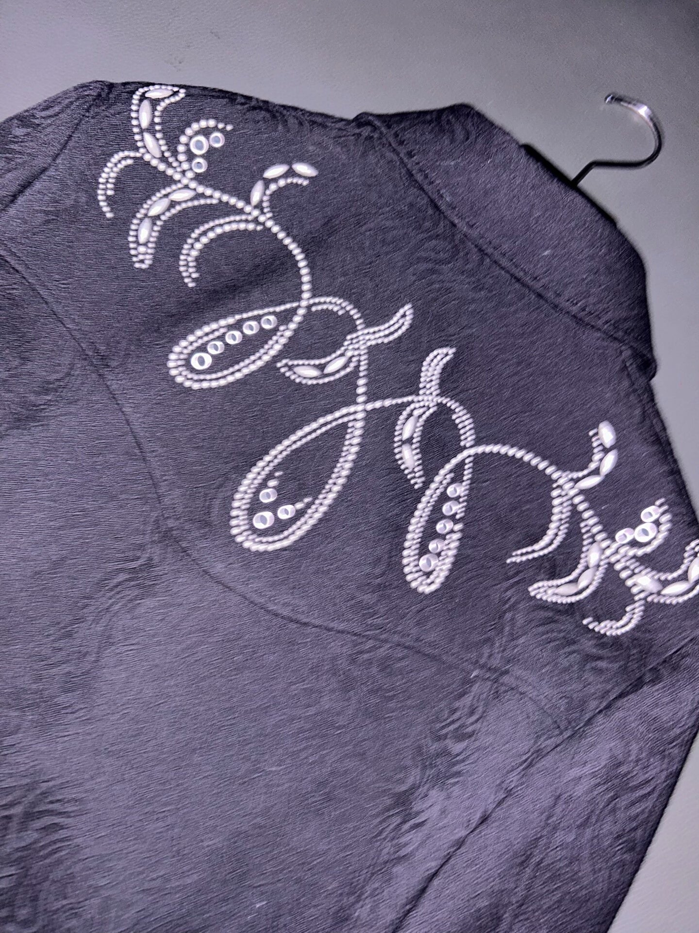 saint laurent embroidered wool jacket