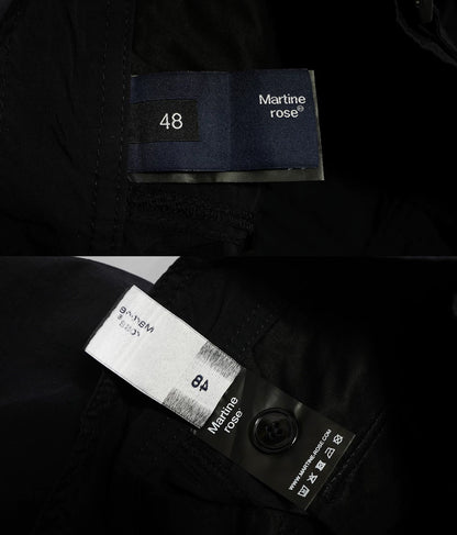 martine rose black cargo trousers for autumn