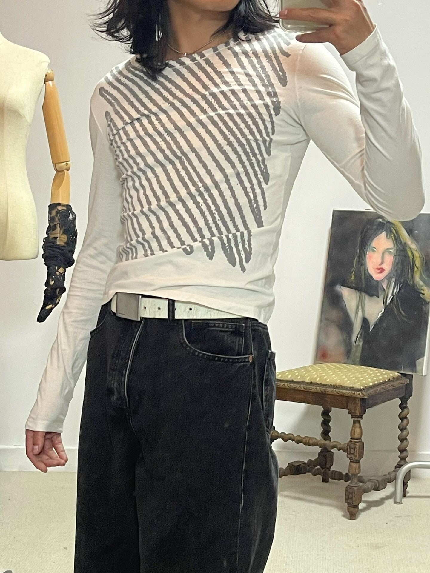 Maison Martin Margiela Graffiti Print T-shirt