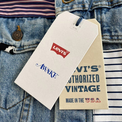 levi's x awake ny patchwork denim jacket