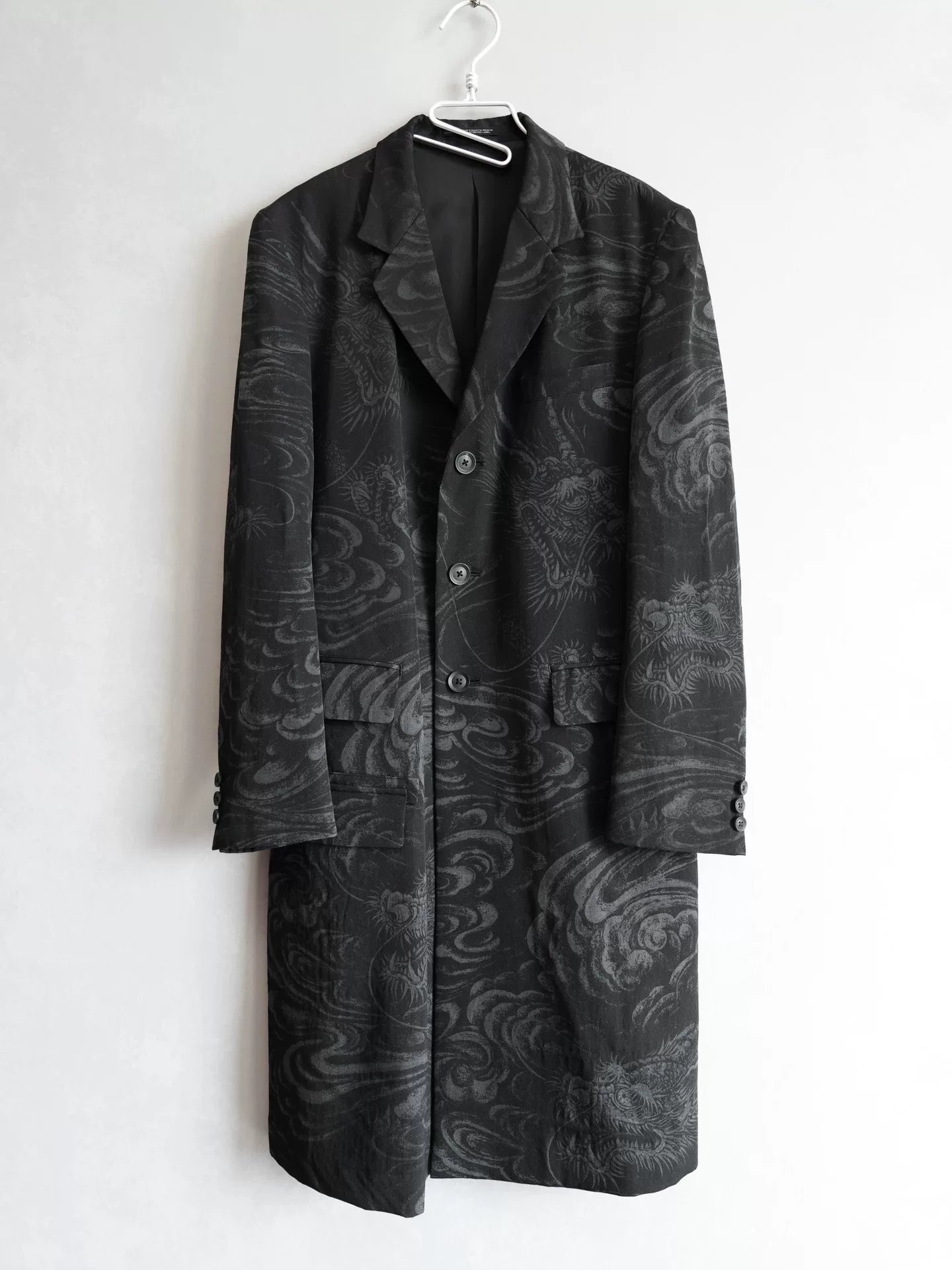 Yohji Yamamoto 22AW Dragon Cloud Print Jacket