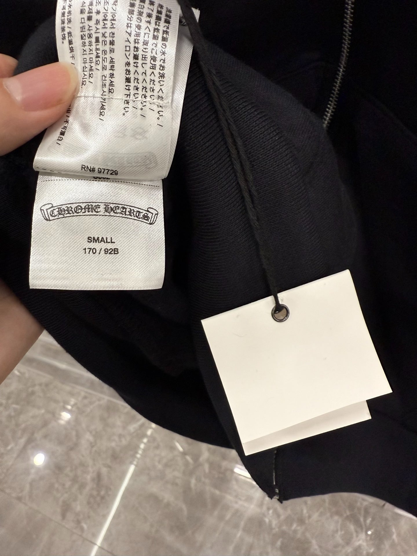 Chrome Hearts Pink Vine Horseshoe Zip Hoodie