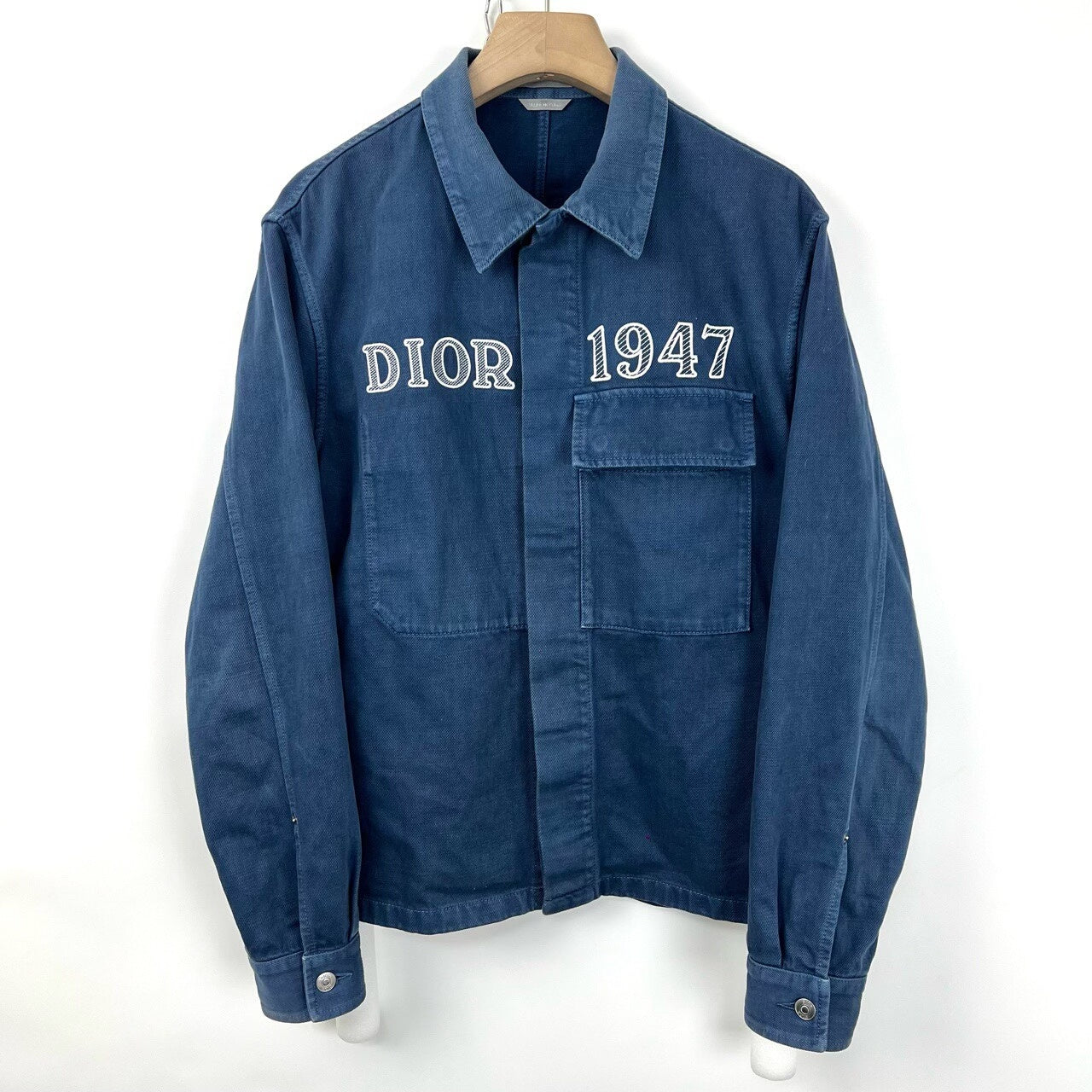 Dior 1947 Embroidered Logo Denim Jacket