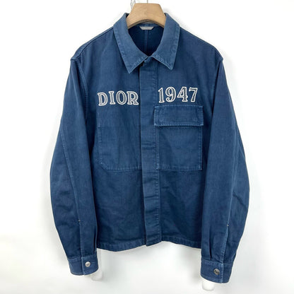 Dior 1947 Embroidered Logo Denim Jacket