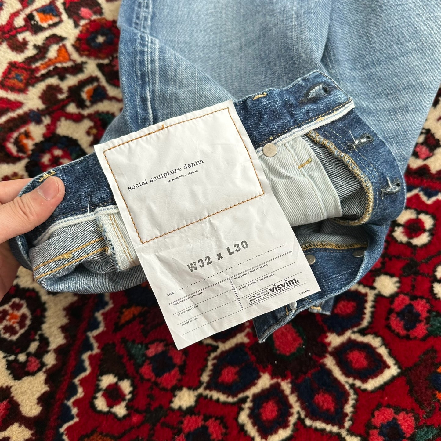 visvim 01.2D20 Washed Jeans