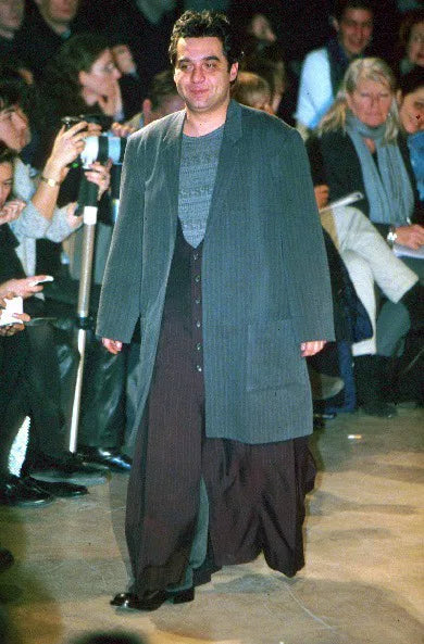 Yohji Yamamoto Black Long Coat Without Buttons