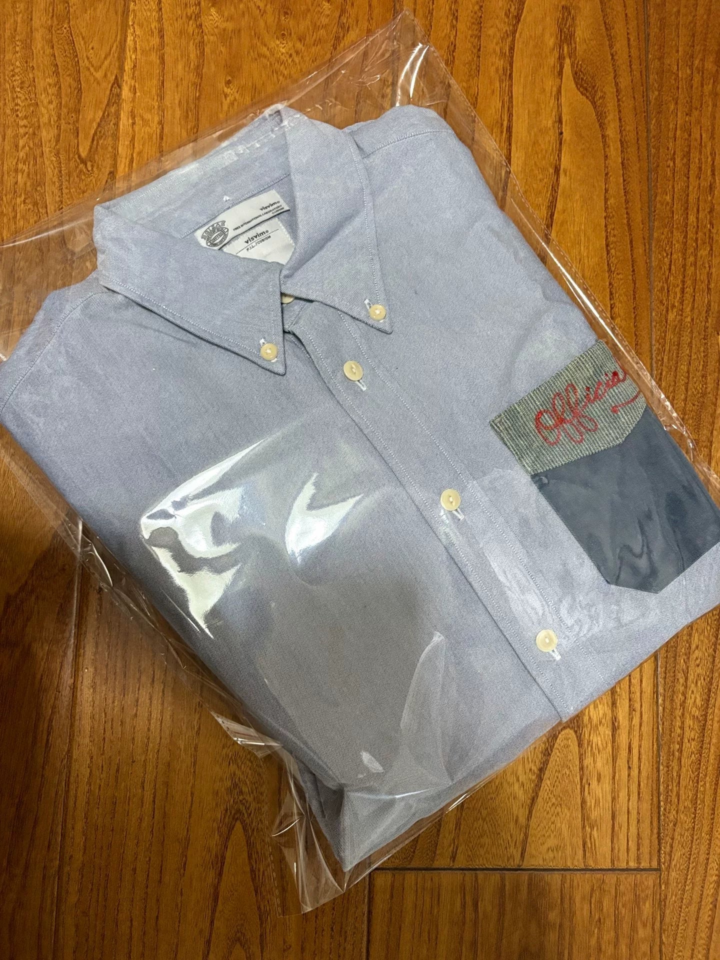 VISVIM 15AW Pocket Embroidery Long-Sleeve Shirt