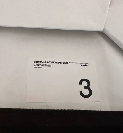 visvim pastoral moleskin pants  condition