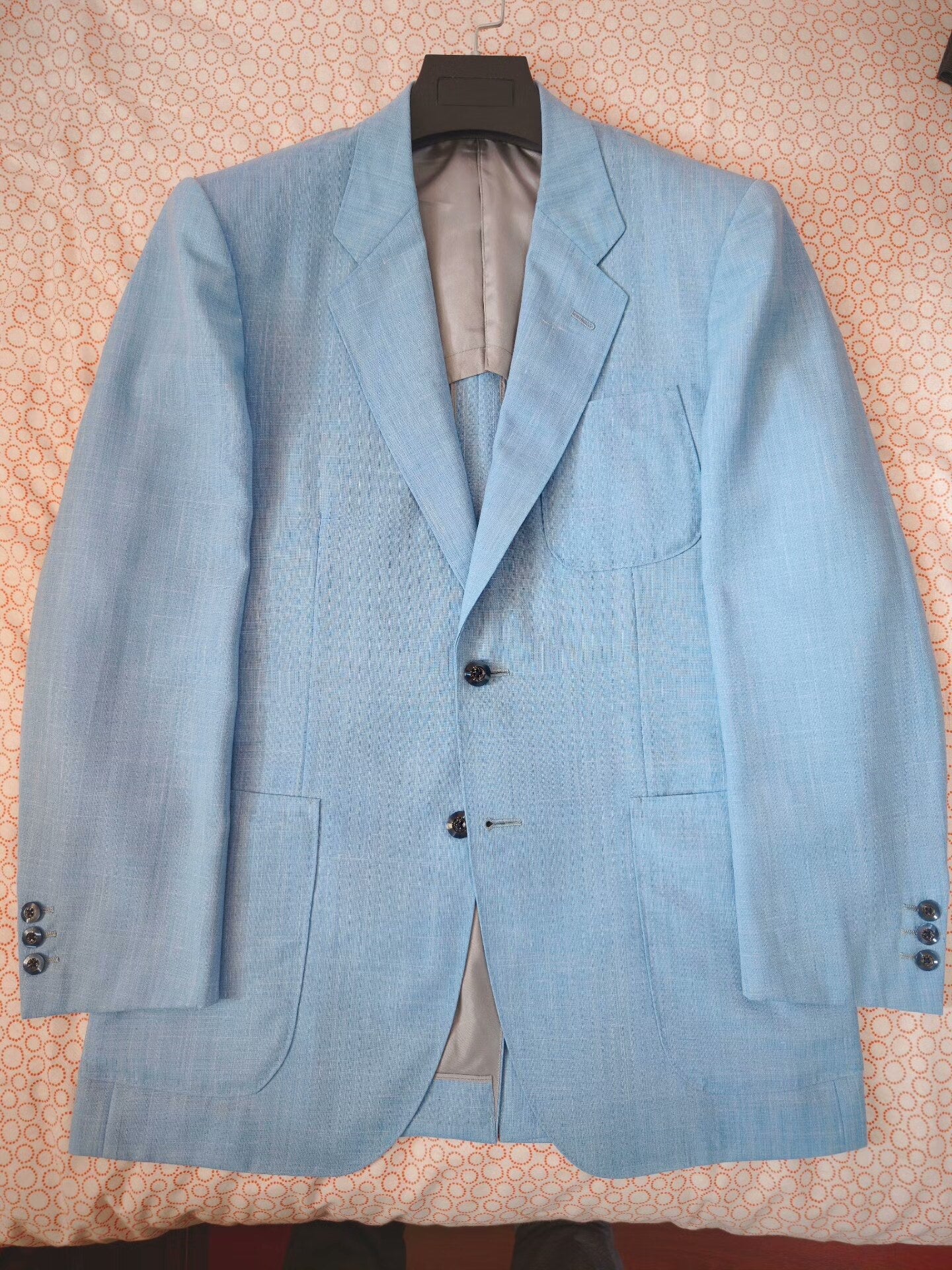 Zegna Custom Lightweight Blue Suit
