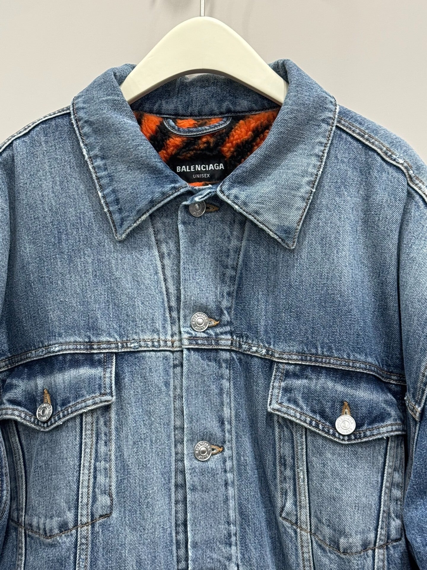 Balenciaga Double-Sided Denim Jacket Year of the Tiger