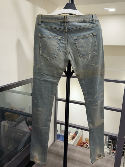 Saint Laurent Distressed Denim Pants Size 31