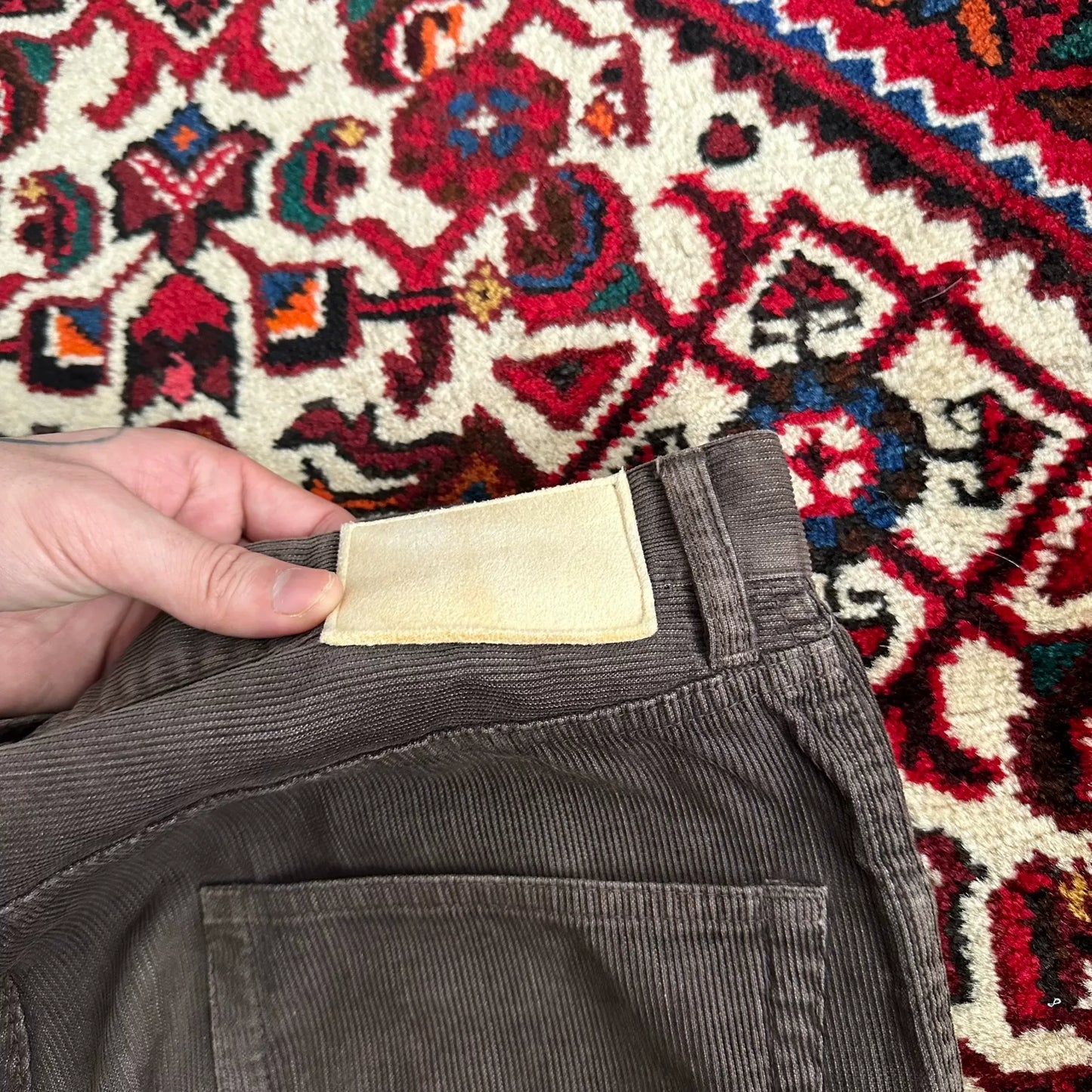 Visvim Brown Corduroy Pants Size 1