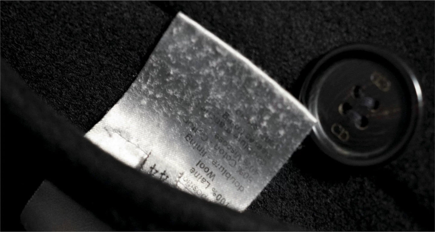 Dior Homme Double-Breasted Wool Coat