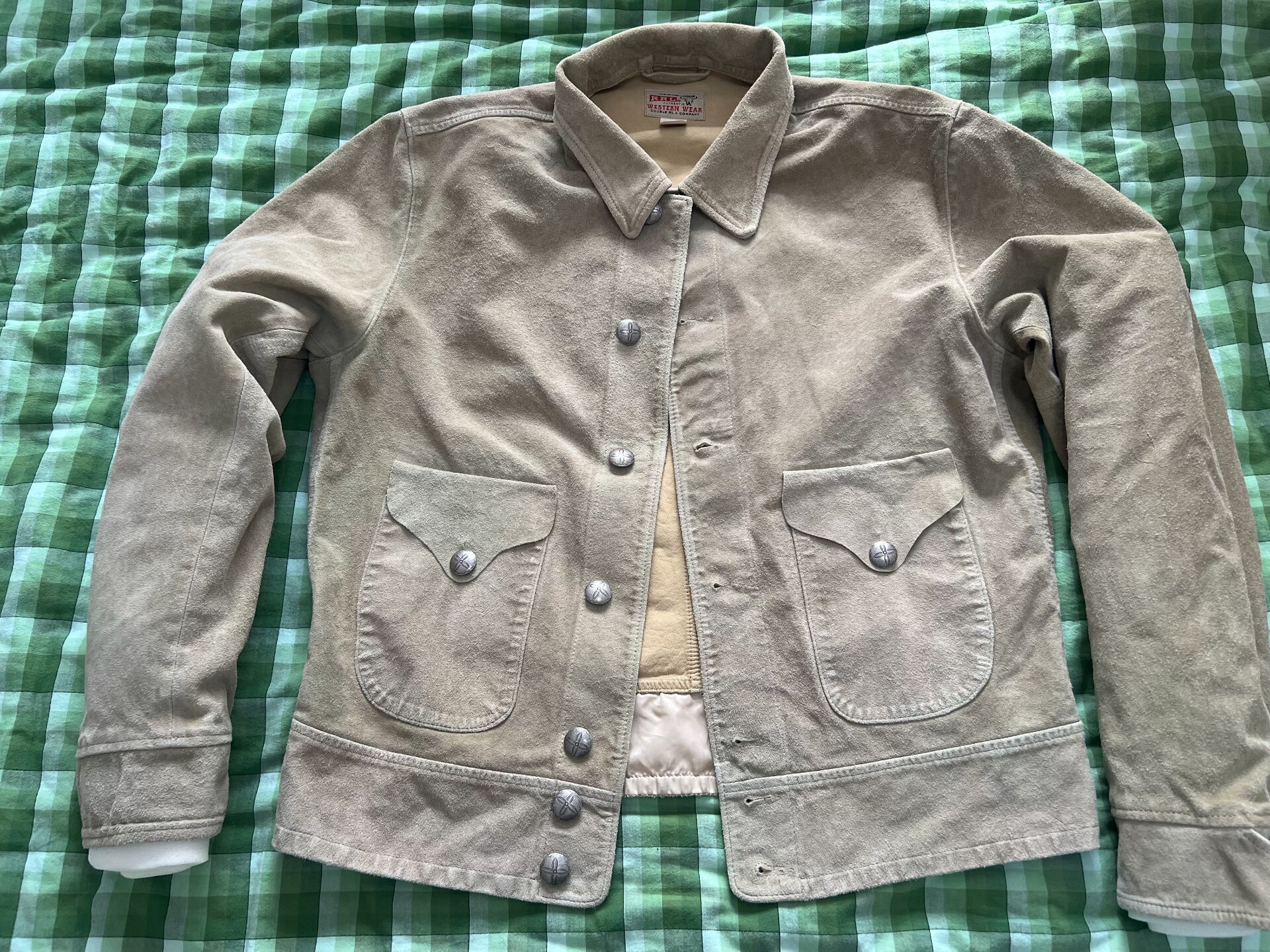 RRL Men's Summer Roughout Suede Jacket
