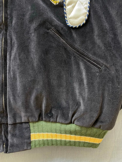 KAPITAL Velvet Patchwork Embroidered Jacket