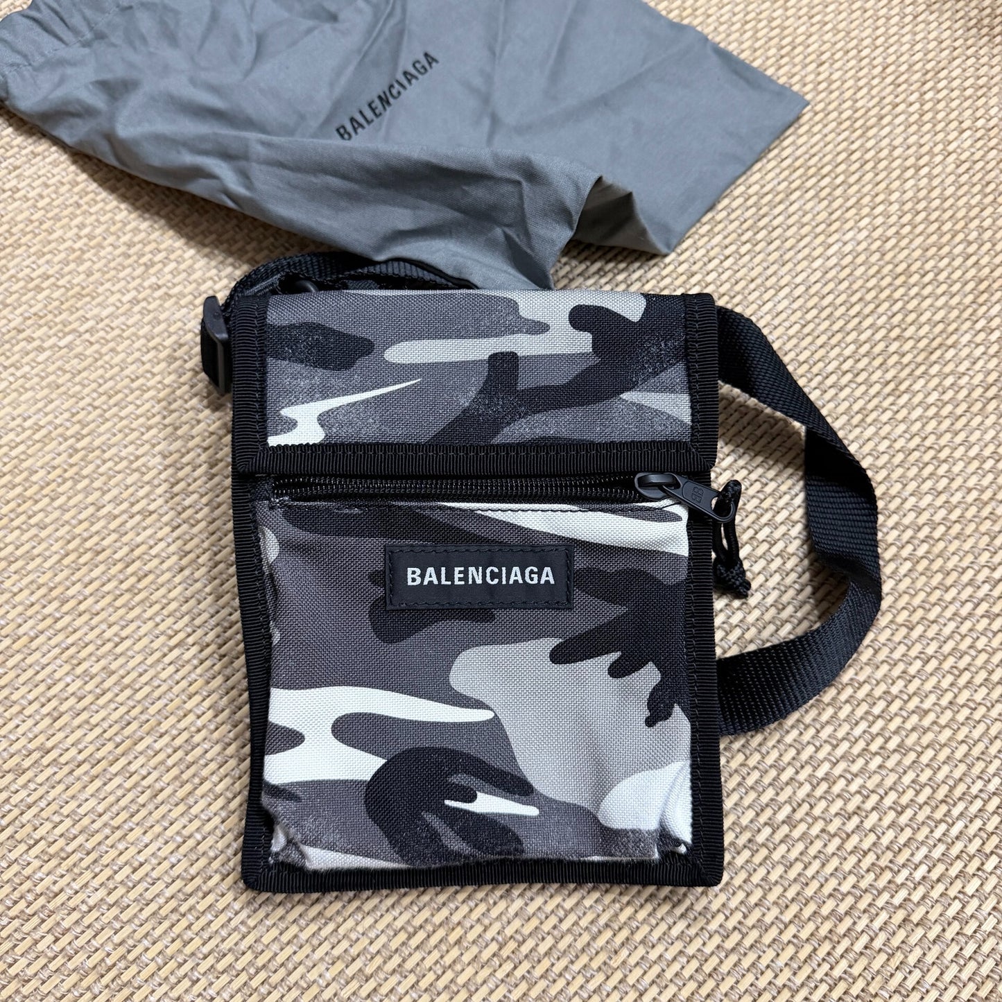 Balenciaga Explorer Camouflage Crossbody Bag