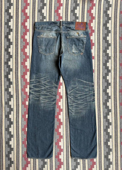Prps Heavy Washed Distressed Jeans