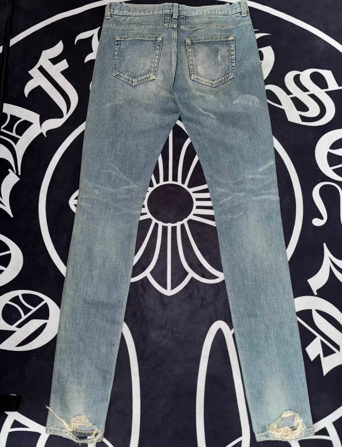 Saint Laurent SLP 14SS Distressed Jeans